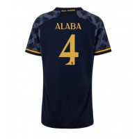 Real Madrid David Alaba #4 Bortatröja Kvinnor 2023-24 Korta ärmar